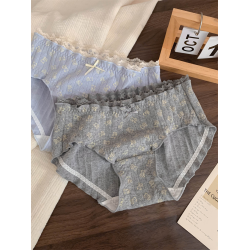 大碼女生蕾絲加肥加大胖mm純棉內褲女2026新款女款女士抗菌特大碼