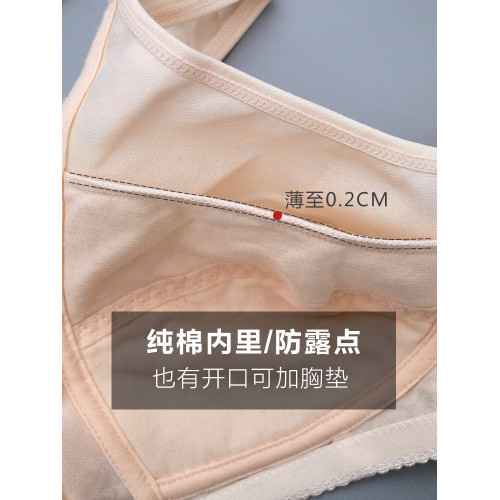 2件 中年媽媽內衣中老年女士無鋼圈後釦胸罩薄款舒適純棉文胸夏季
