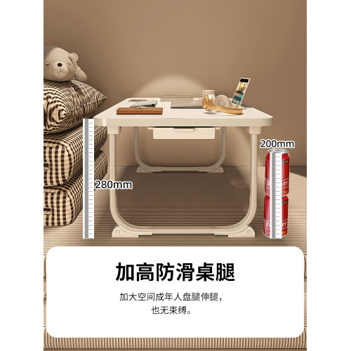 瑞典床桌家用床上懶人飄窗桌可折曡收納筆電平板電腦膝上桌吃飯