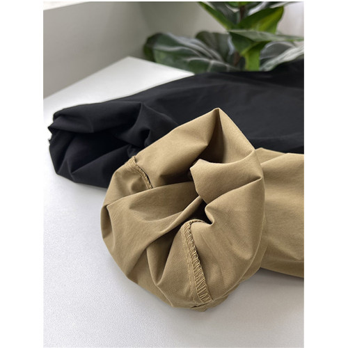 純棉春夏薄款蘿蔔哈倫褲子女小個子寬鬆顯瘦休閒直筒九分褲老爹褲