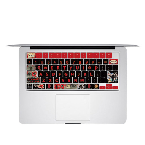 適用MacBook矽膠m2鍵盤膜pro13保護air蘋果筆電3電腦m4怪奇物語 適用MacBook矽膠m2鍵盤膜pro13保護air蘋果筆電3電腦m4怪奇物語