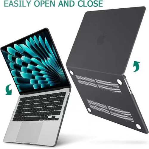 適用Apple蘋果Macbook Air Pro 13 14 15 16 Case Cover保護殼套Macbook Air M4 Pro M1 M2 M3 Laptop Case