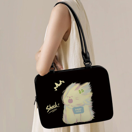 【趣物研所】潦草小狗筆記型電腦包華爲14寸單肩電腦包2025新款手提蘋果macbook聯想小新高顔值平板內膽包 【趣物研所】潦草小狗筆記型電腦包華爲14寸單肩電腦包2025新款手提蘋果macbook聯想小新高顔值平板內膽包