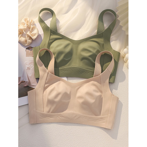 內衣女大胸顯小收副乳防下垂全罩杯薄款夏季文胸罩調整型大碼無痕