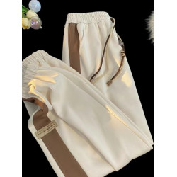 春夏大碼寬鬆顯瘦胖mm2-300斤男女休閒褲學生簡約高腰束腳哈倫褲