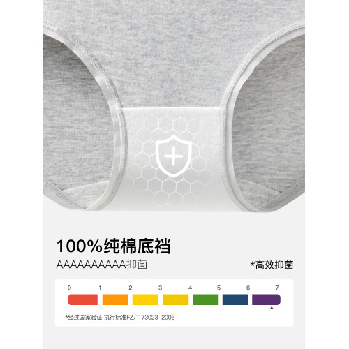 Secret World內褲女純棉襠抑菌透氣不夾臀中腰運動無痕三角褲女生