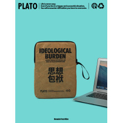 蚊字有侷/思想包袱杜邦紙IPAD收納包 11寸13寸多尺寸適用筆記型電腦包蘋果macbook