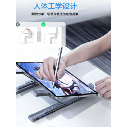 爆款hdmi鋁合金多接口八合一筆記型電腦擴展隖支架