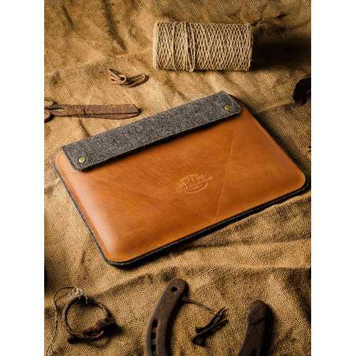 ipad皮革筆記型電腦保護套macbook12內膽包13/16英寸Air/Pro14/15