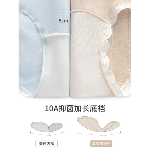 超柔軟觸感高檔a類嬰兒棉內褲女2026新款夏薄款純棉7a抗菌加長襠