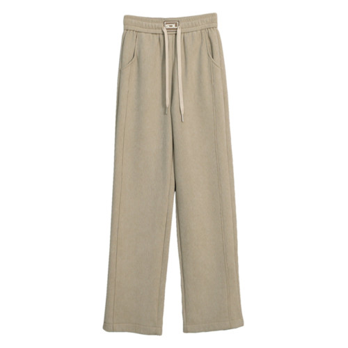 2026秋冬季新款窄版濶腿褲加絨加厚褲子寬鬆顯瘦高腰時尚外穿長褲 2026秋冬季新款窄版濶腿褲加絨加厚褲子寬鬆顯瘦高腰時尚外穿長褲