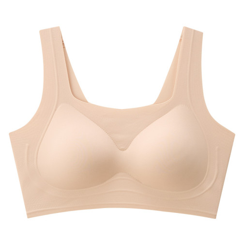 高質量軟支撐提拉舒適聚攏收副乳內衣粉底液隱形全固定杯舒適文胸