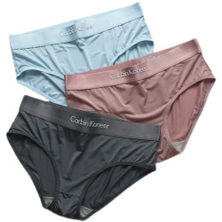 無痕內褲女冰絲薄款透氣三角褲頭速乾石墨烯抗菌少女中腰短褲女