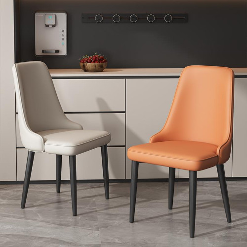 餐椅家用輕奢簡約酒店椅高級感飯廳靠背椅意式小戶型餐桌椅子拉車