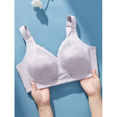 女士內衣大胸顯小全罩杯薄款胸罩女收副乳防下垂無鋼圈文胸顯胸小
