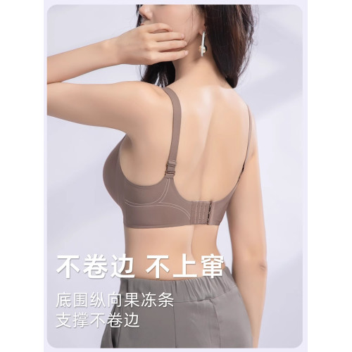 外擴型內衣女小胸聚攏無痕顯大胸罩無鋼圈防下垂收副乳固定杯文胸
