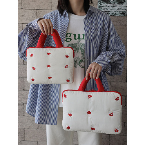 梵花不語蘋果筆記型電腦包13寸女11寸ipad保護收納包可愛平板包包 梵花不語蘋果筆記型電腦包13寸女11寸ipad保護收納包可愛平板包包