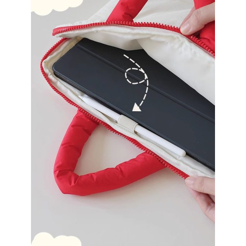 梵花不語蘋果筆記型電腦包13寸女11寸ipad保護收納包可愛平板包包 梵花不語蘋果筆記型電腦包13寸女11寸ipad保護收納包可愛平板包包