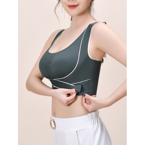 運動文胸內衣女防震防下垂上托大胸顯小聚攏無痕美背背心胸罩薄款 運動文胸內衣女防震防下垂上托大胸顯小聚攏無痕美背背心胸罩薄款