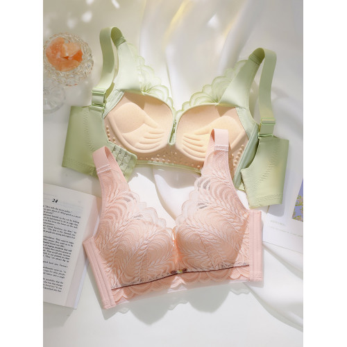 乳膠內衣女小胸聚攏上托收副乳矯正防下垂美容院調整型文胸罩套裝