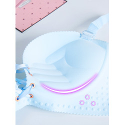 厚款內衣少女聚攏無鋼圈小胸顯大拉繩文胸罩加厚套裝收副乳無痕夏