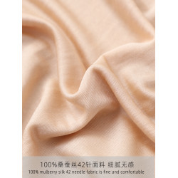 100%桑蠶絲過肚臍高腰內褲女 針織真絲大碼透氣薄款蕾絲女士內褲