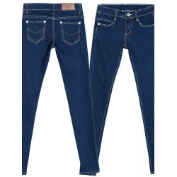 高彈力牛仔褲女低腰長褲學生春秋修身加絨小腳緊身9分韓版鉛筆褲