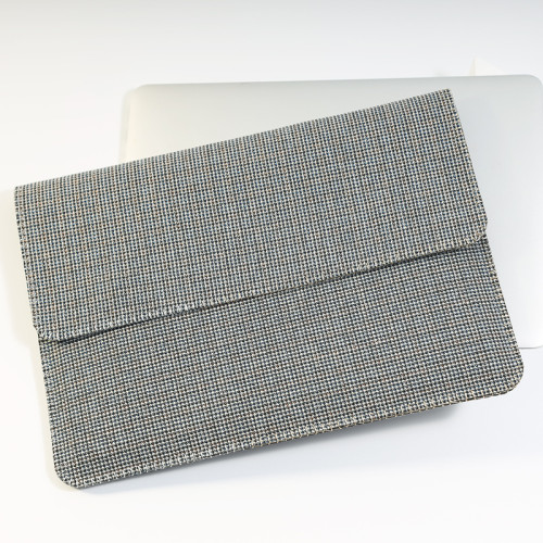 千鳥格手提電腦包女14設計小衆16寸通勤包15高級感筆電平板包matebook適用蘋果華爲聯想電腦