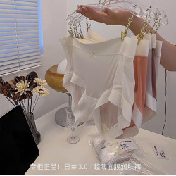 原版日單3.0升級款女夏季超薄冰絲莫蘭迪中腰透氣抗菌三角褲