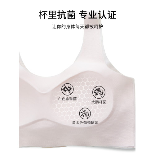 少女內衣發育期初中學生女孩抗菌無痕夏季薄款冰絲小背心女童文胸