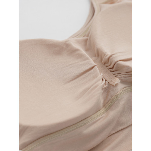 新品大碼莫代爾運動文胸防震背心式中老年無鋼圈200胖mm內衣