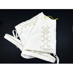 女團高腰歐美緊身顯瘦短褲休閒外穿打底褲性感辣妹系繩提臀熱褲