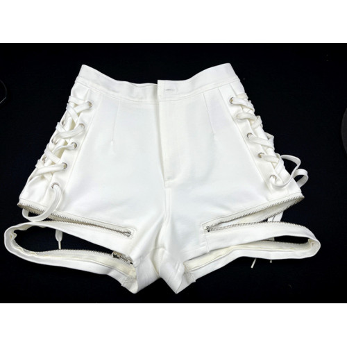 女團高腰歐美緊身顯瘦短褲休閒外穿打底褲性感辣妹系繩提臀熱褲