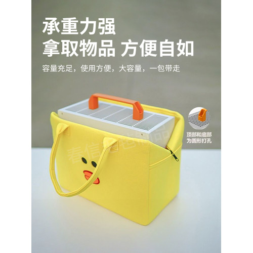 itx小主機箱收納包組裝桌上型機箱保護包電競主機小黃鴨卡通機箱包