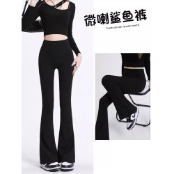 2026年春秋夏季新款喇叭褲女小個子高腰修身顯瘦馬蹄褲休閒微喇褲