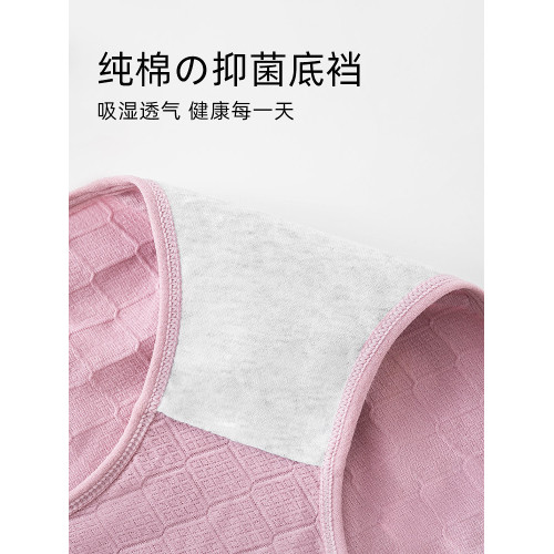 大碼內褲女胖mm純棉7A抗菌媽媽中老年高腰收腹100%全棉襠女士短褲