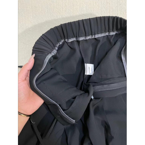 梨形身材黑色休閒褲女秋季新款大碼胖mm高腰寬鬆顯瘦西裝濶腿褲子