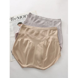 【無縫塑身】大碼X型繃帶收腹內褲女高腰胖mm200斤收腰提臀三角褲