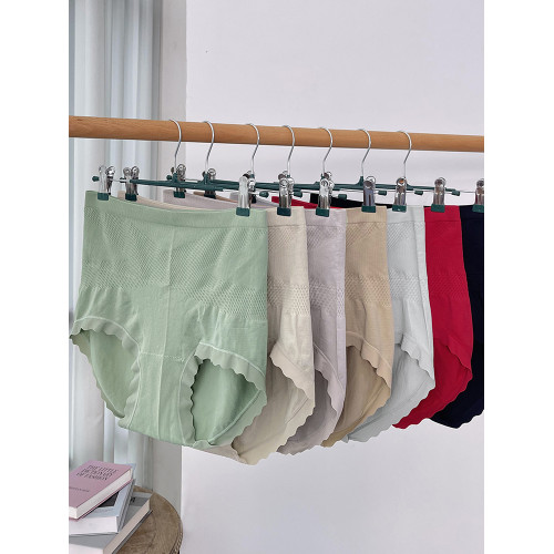 【無縫塑身】大碼X型繃帶收腹內褲女高腰胖mm200斤收腰提臀三角褲