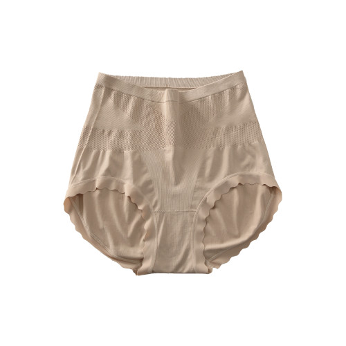 【無縫塑身】大碼X型繃帶收腹內褲女高腰胖mm200斤收腰提臀三角褲