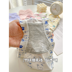 超絲滑~冰絲內褲女生卡通日系少女可愛透氣無痕學生透氣甜美韓系