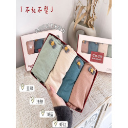 不紅不型內褲女全棉大碼胖MM蕾絲抗菌中高腰石墨烯純棉襠三角短褲