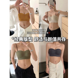 基礎升級 小胸聚攏內衣女無痕美背收副乳防下垂無鋼圈細肩帶文胸