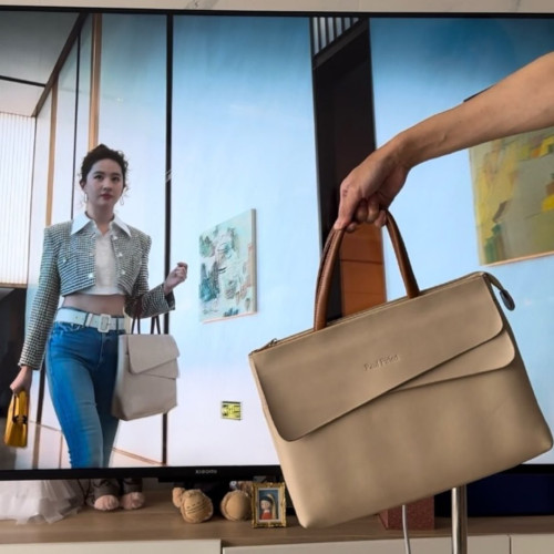 日本STELU玫瑰的故事劉亦菲同款電腦包黃亦玫上班通勤斜背商務公文包文件包