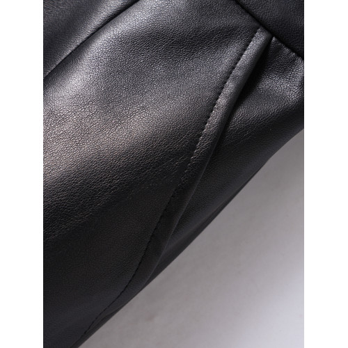 海甯真皮皮褲女九分褲2025秋冬新款綿羊皮修身高腰顯瘦直筒休閒褲