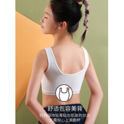 純棉少女內衣小學生高初中生女童發育期兒童裹胸小背心抹胸文胸罩