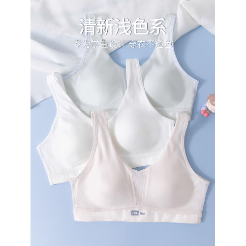 少女內衣初中高中學生二三階段青春發育期純棉小背心運動防震文胸