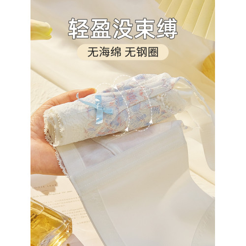 大胸顯小內衣女超薄調整型無鋼圈收副乳全罩杯大碼聚攏文胸罩夏季