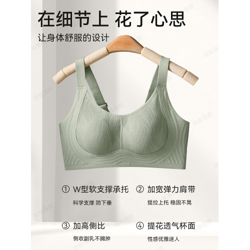 貓人內衣女大胸顯小全罩杯防下垂收副乳2026新款無鋼圈大胸文胸