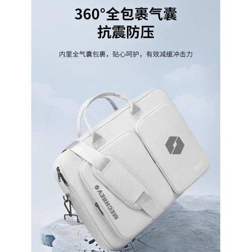 適用於17.3寸機械革命曠世E蛟龍16K筆記型電腦包16寸極光Pro單肩包15.6英寸遊戯本氣囊防震書包G16氣囊電腦包